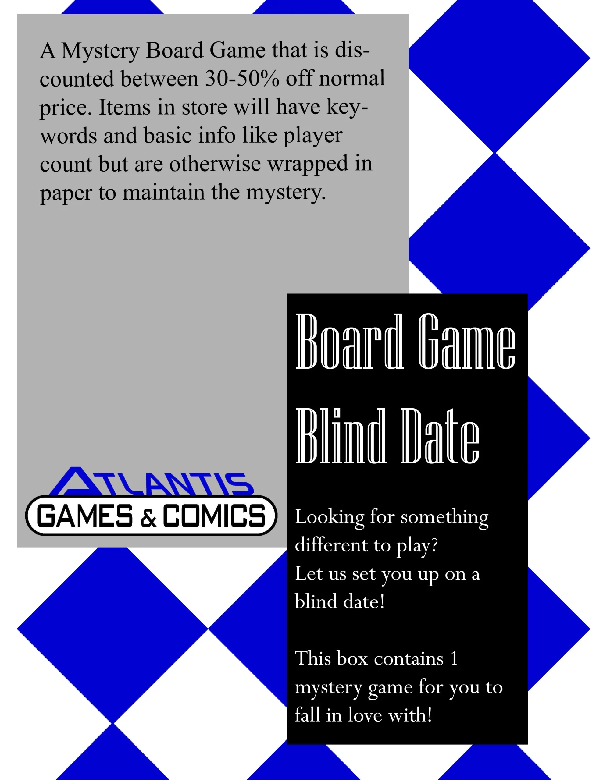 Board Game Blind Date - 