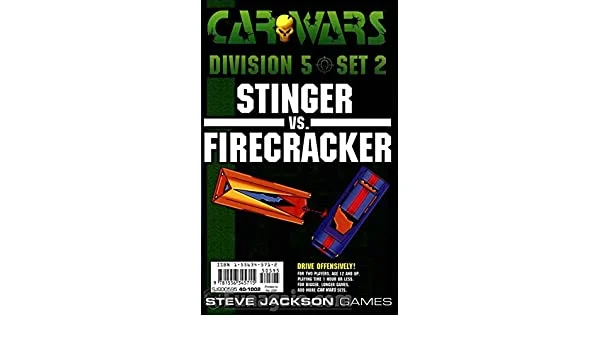 CAR WARS DIV 5 SET 2 STINGER VS FIRECRACKER - Atlantis Games & Comics