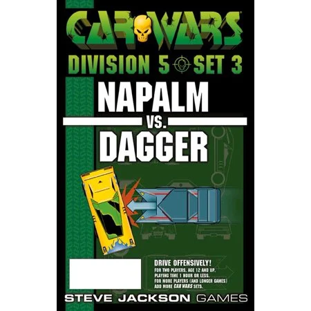CAR WARS DIV 5 SET 3 NAPALM VS DAGGER - Atlantis Games & Comics