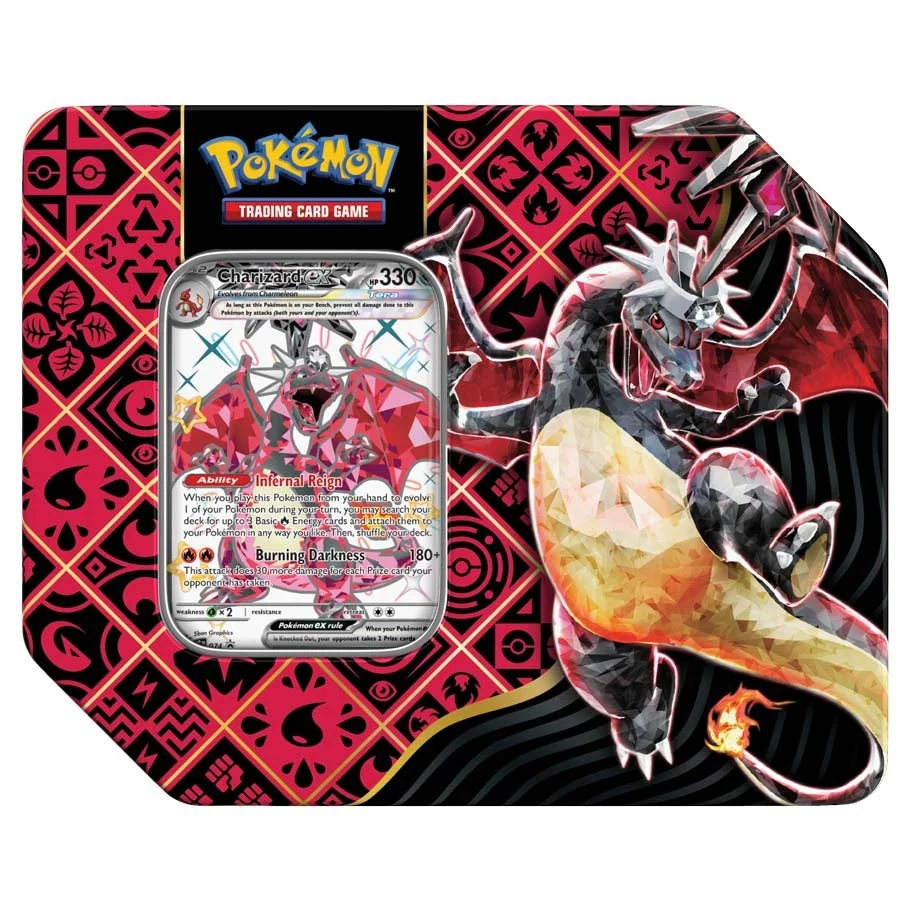 Pokemon TCG: S&V04.5 Paldean Fates - Tin: Charizard ex