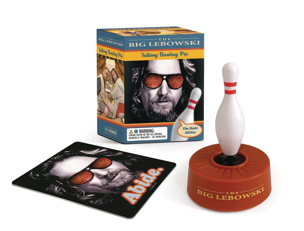 BIG LEBOWSKI TALKING BOWLING PIN - RUNNING PRESS