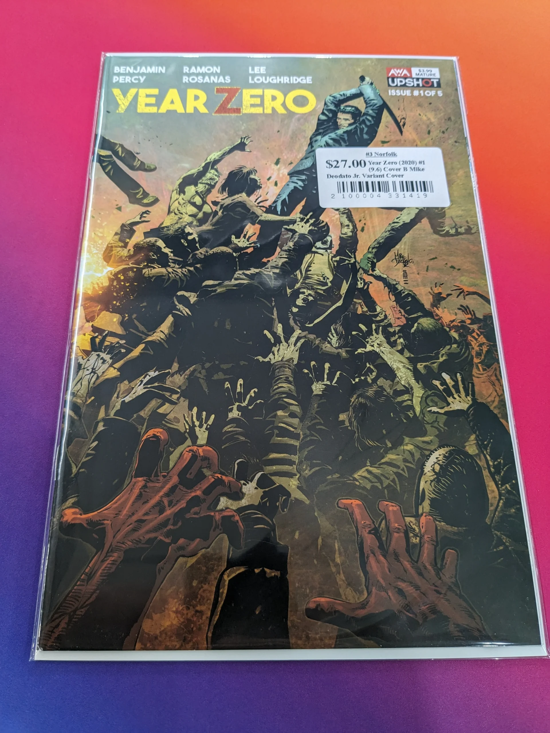 Year Zero (2020 Series) #1 (9.6) Cover B Mike Deodato Jr. Variant Cover - Atlantis Games & Comics