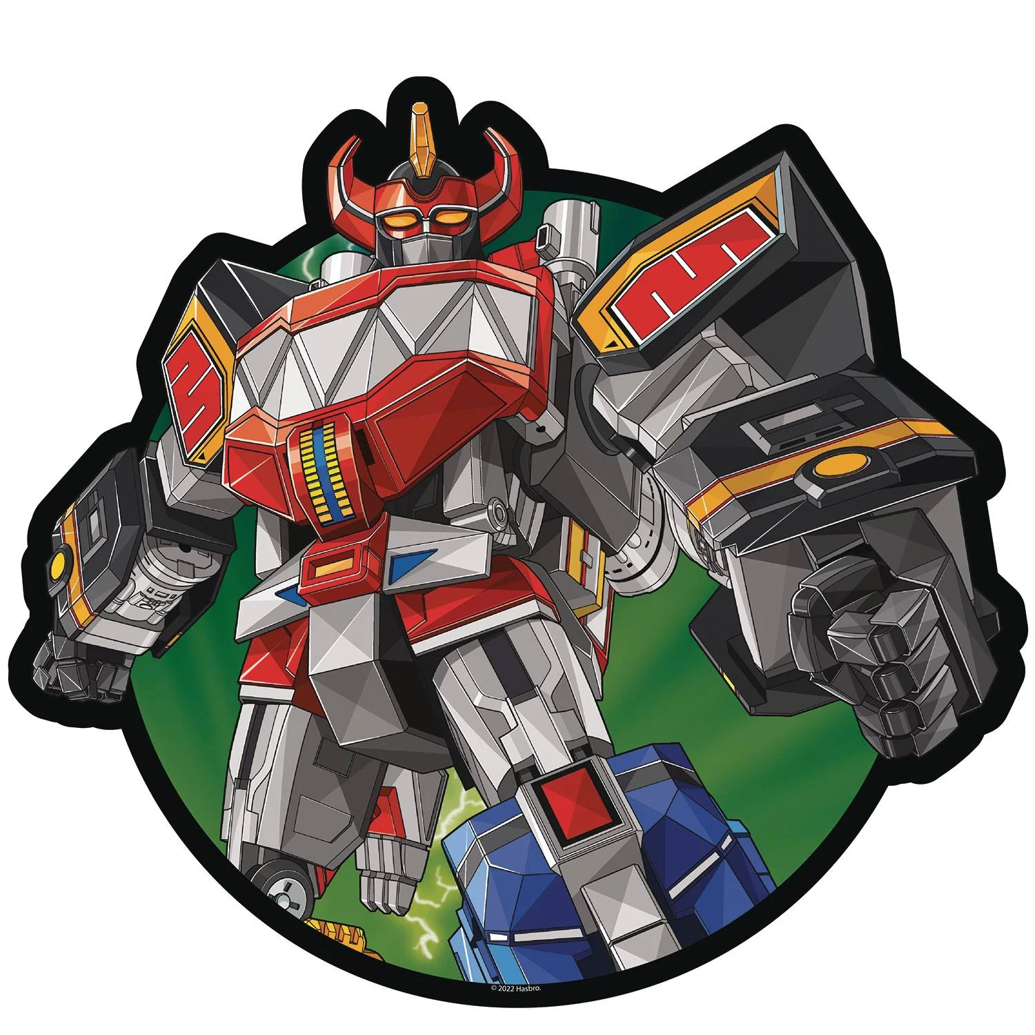 POWER RANGERS MEGAZORD DIE CUT MOUSE PAD - Icon Heroes