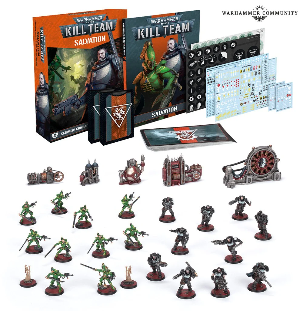 40K Kill Team: Expansion Set - Salvation (2-Player) (2024 Jan: Aeldari vs Aduptus Astartes) (OOP)