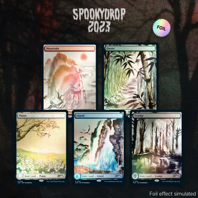 MTG: Secret Lair - Spookydrop 2023: Meditations on Nature Foil Edition