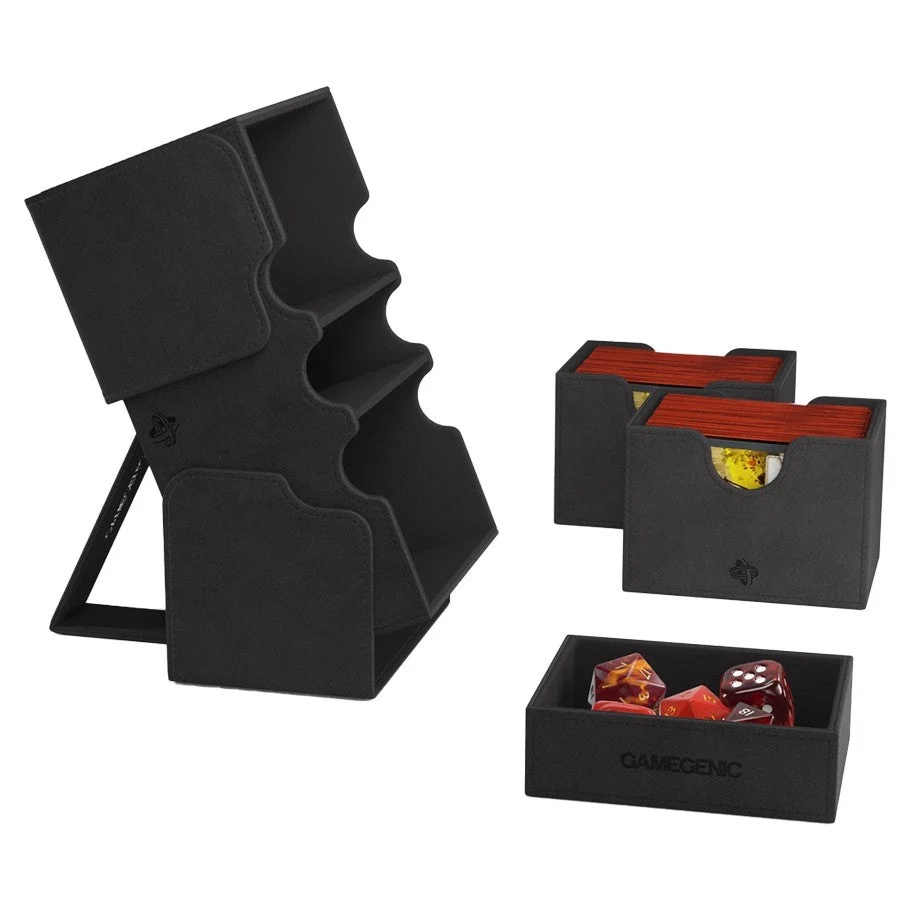 GameGenic: Deck Box - Stronghold 200+ XL Convertible: Black