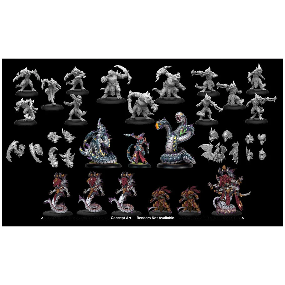Warmachine MKIV (PIP 29000): Shadowflame Shard - Core Army (w/Magnet Set)