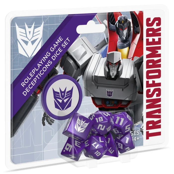 Transformers RPG: Decepticon Dice Set - Renegade Game Studios