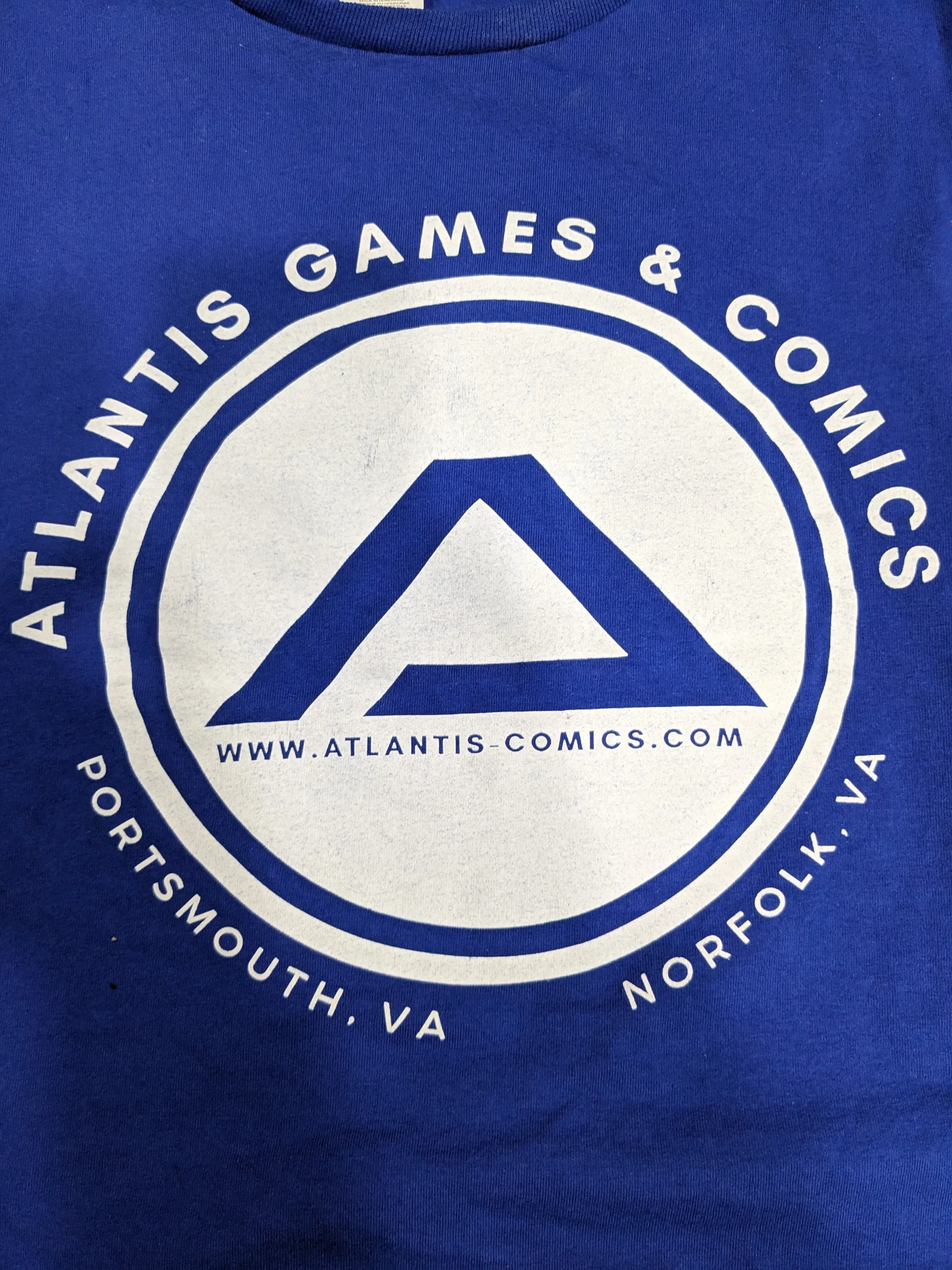Atlantis Swag: Logo 2023 T-Shirt - Blue (5XL) Imperfections