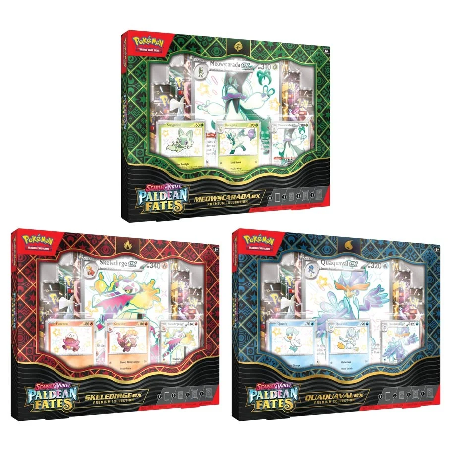 Pokemon TCG: S&V04.5 Paldean Fates - Premium Collection: Quaquaval ex
