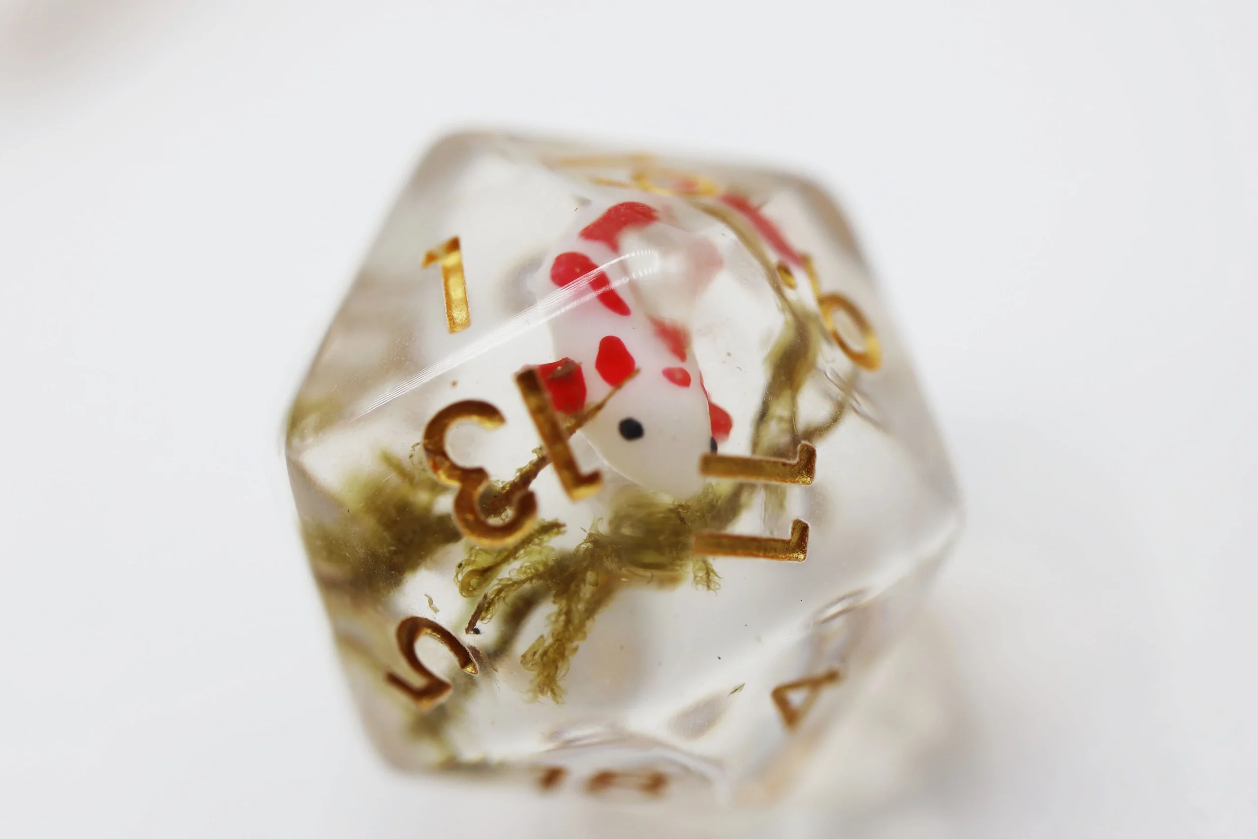 Red Koi Fish RPG Dice Set - Foam Brain Games