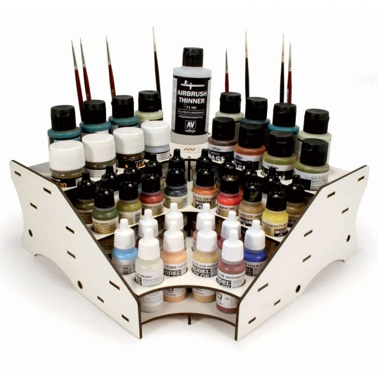 Paint Stand: Corner Module (Paints and Brushes NOT included) - Acrylics Vallejo