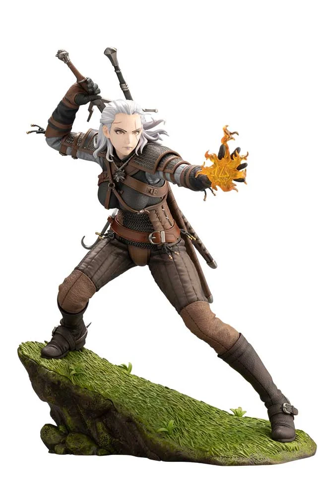 The Witcher Geralt Bishoujo Statue - Kotobukiya