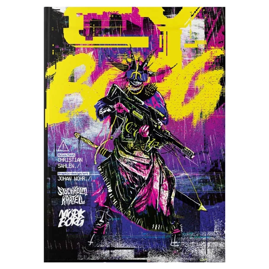 Mork Borg: CY_BORG RPG Core Rulebook - Free League Publishing