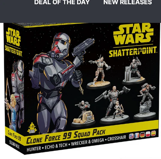 Star Wars: Shatterpoint SWP38 - Clone Force 99 Squad Pack
