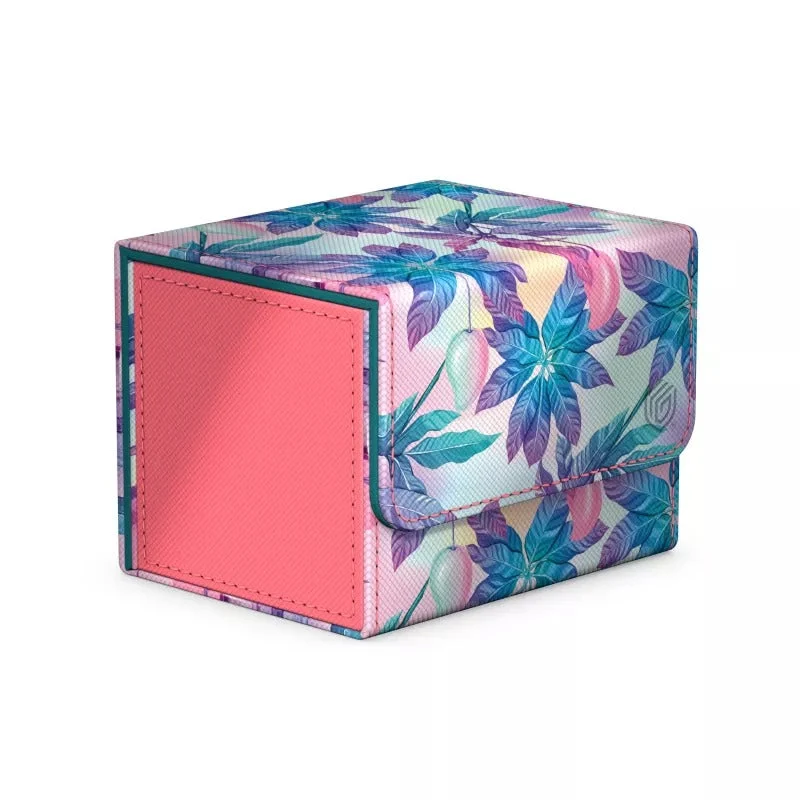 Ultimate Guard: Deck Case - Sidewinder 100+ XenoSkin - Floral Places - Miami Pink