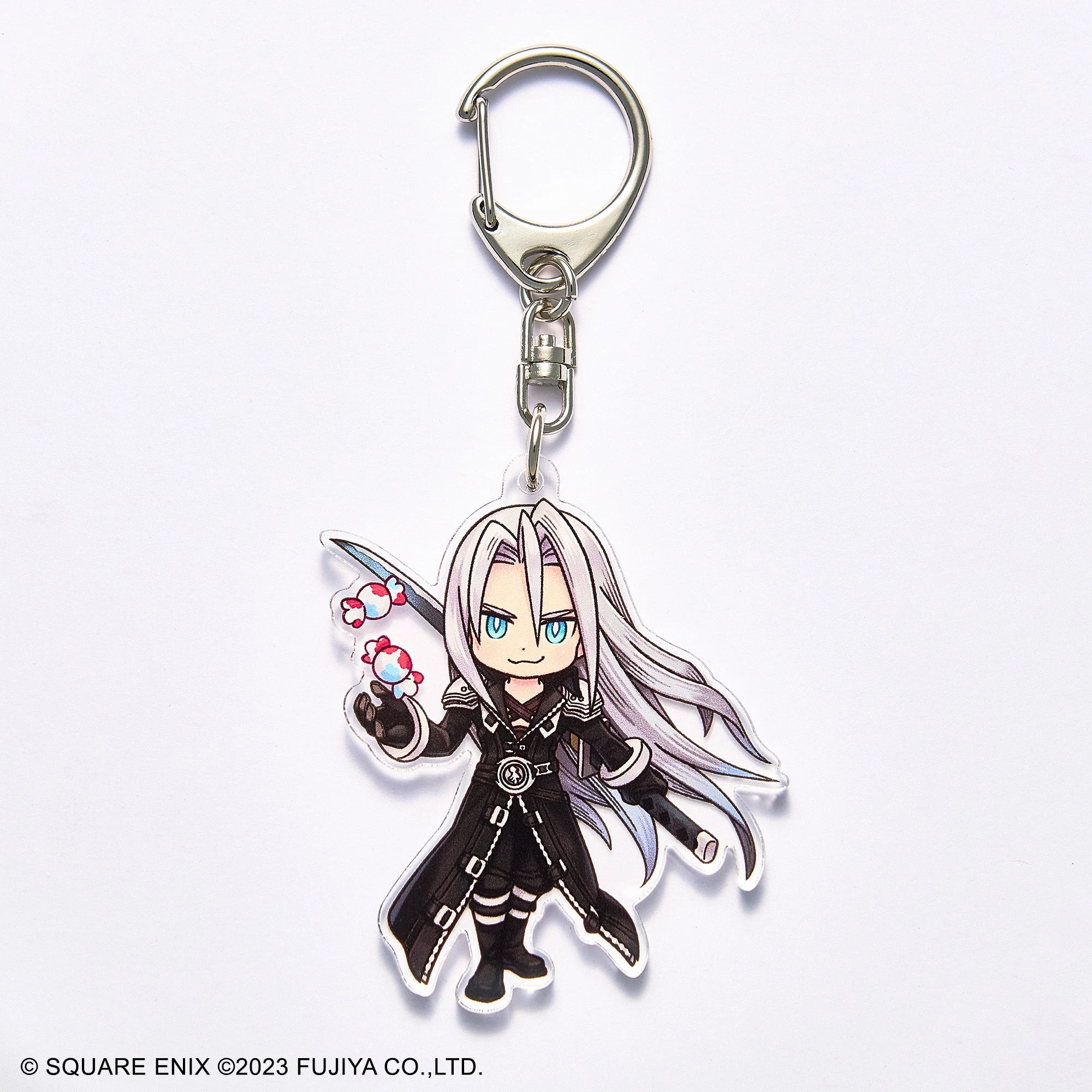 FINAL FANTASY VII EVER CRISIS x Peko & Poko Acrylic Keychain Sephiroth - SQUARE ENIX