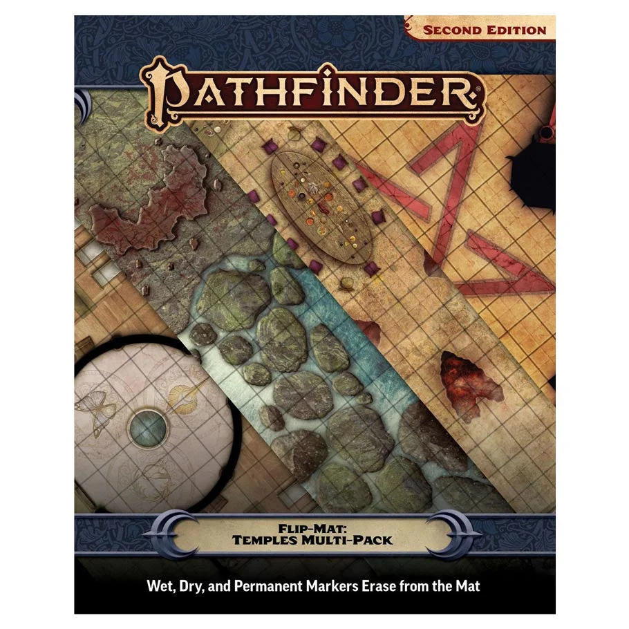 Pathfinder 2nd Edition RPG: Flip-Mat - Multi-Pack: Temples