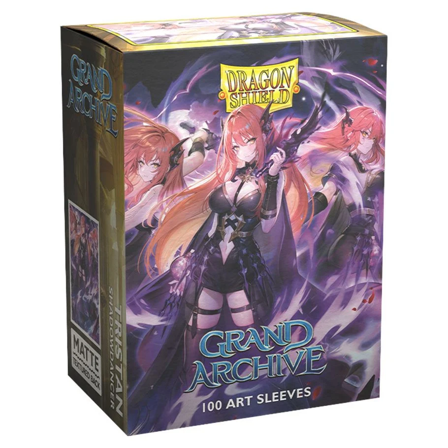 Dragon Shield: Standard - Matte Art: Grand Archive - Tristan, Shadowdancer (100 Count)