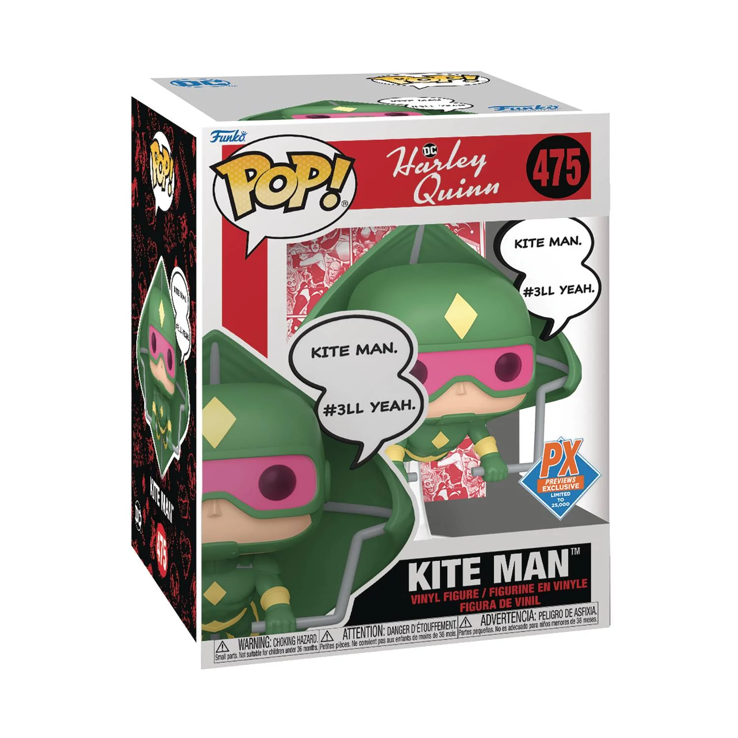 POP Figure (6 Inch): DC Harley Quinn Animated Series #0475 - Kite Man (PX)