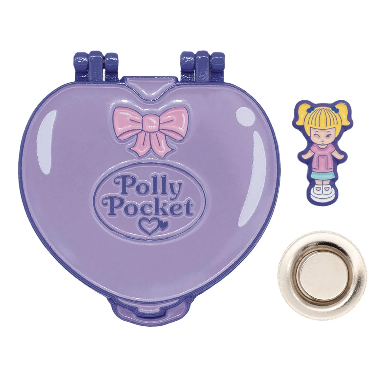 POLLY POCKET PURPLE COMPACT HINGED PIN - Little Shop of Pins LLC