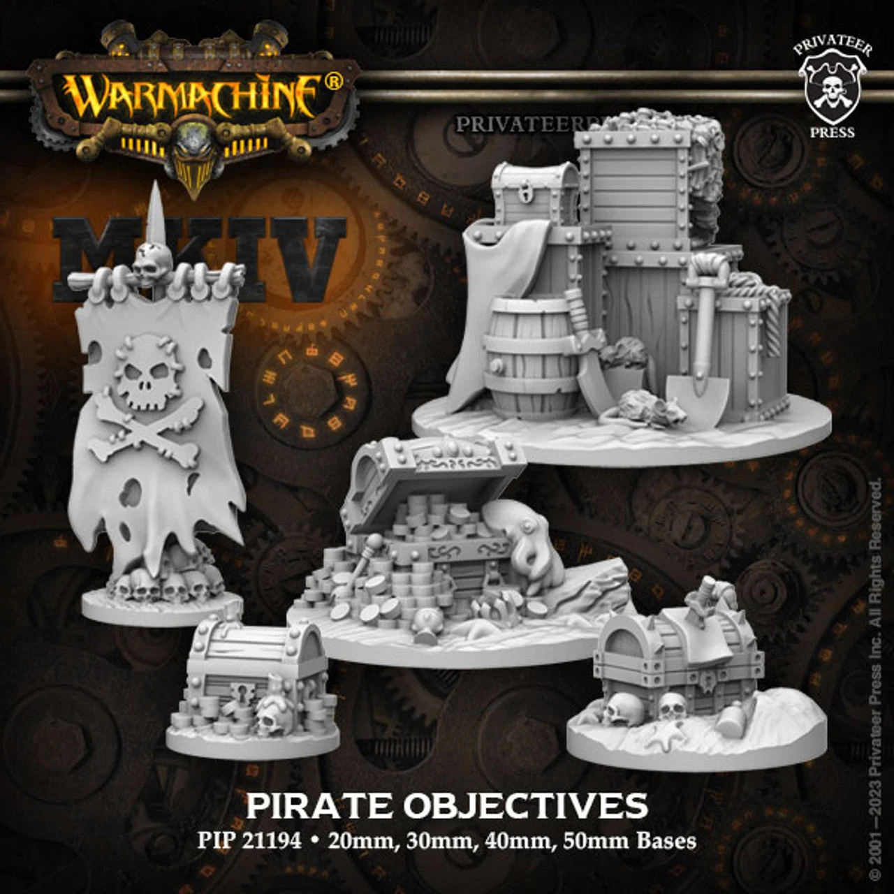 Warmachine MKIV (PIP 21194): Pirate Objectives - Privateer Press