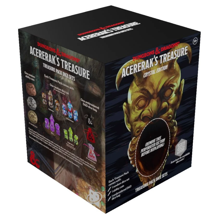 Sirius Dice: D&D Acererak's Treasure - Crystal Edition Display (25) (Wave 3)