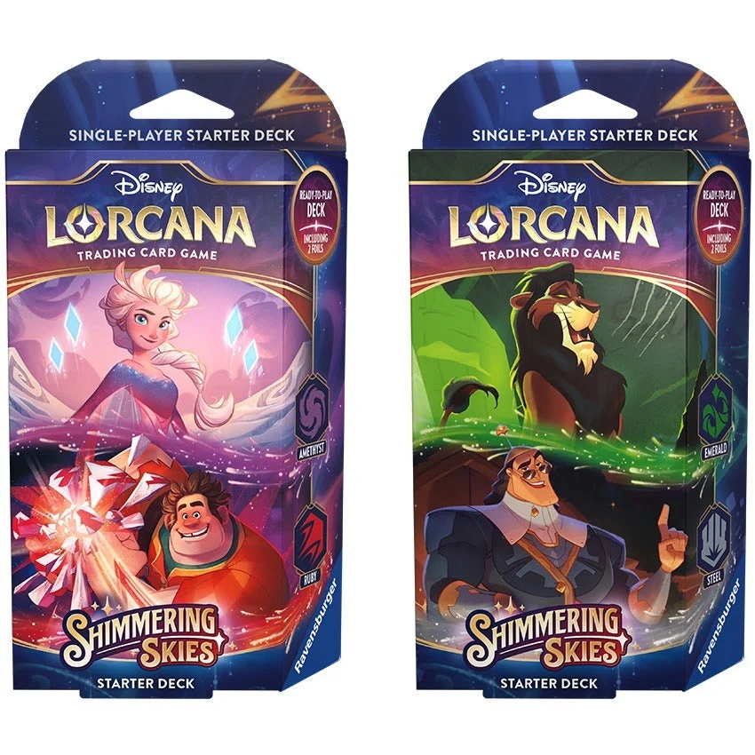 Lorcana TCG: Set 5 Shimmering Skies - Starter Deck: Amethyst / Ruby