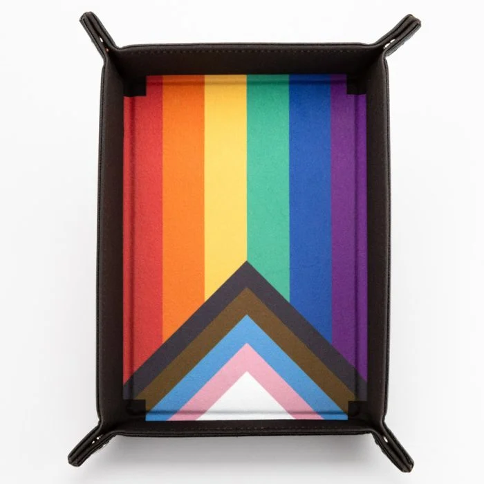 MDG: Folding Fanroll Dice Tray - Pride: Rainbow Flag