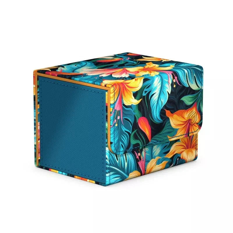 Ultimate Guard: Deck Case - Sidewinder 100+ XenoSkin - Floral Places - Tulum Blue