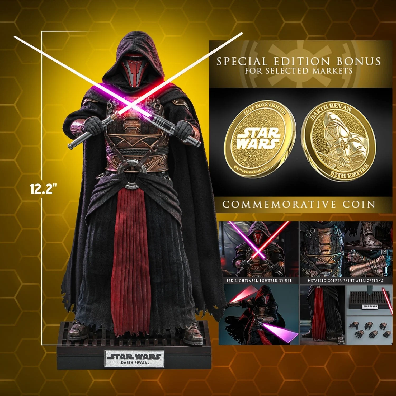 Darth Revan Sixth Scale Figure - Hot Toys