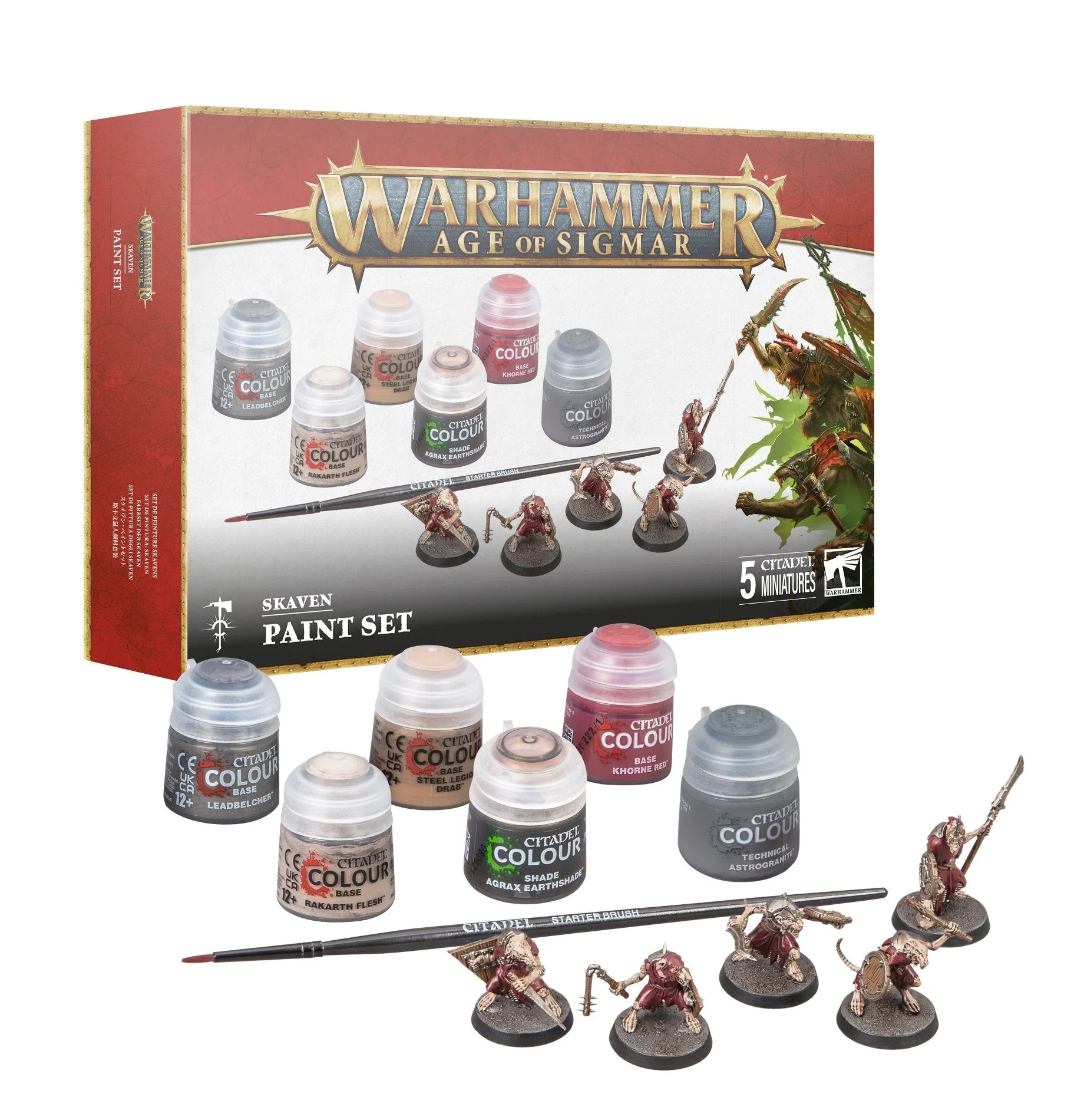Age of Sigmar: Skaven + Paint Set (4th Edition) - Games Workshop