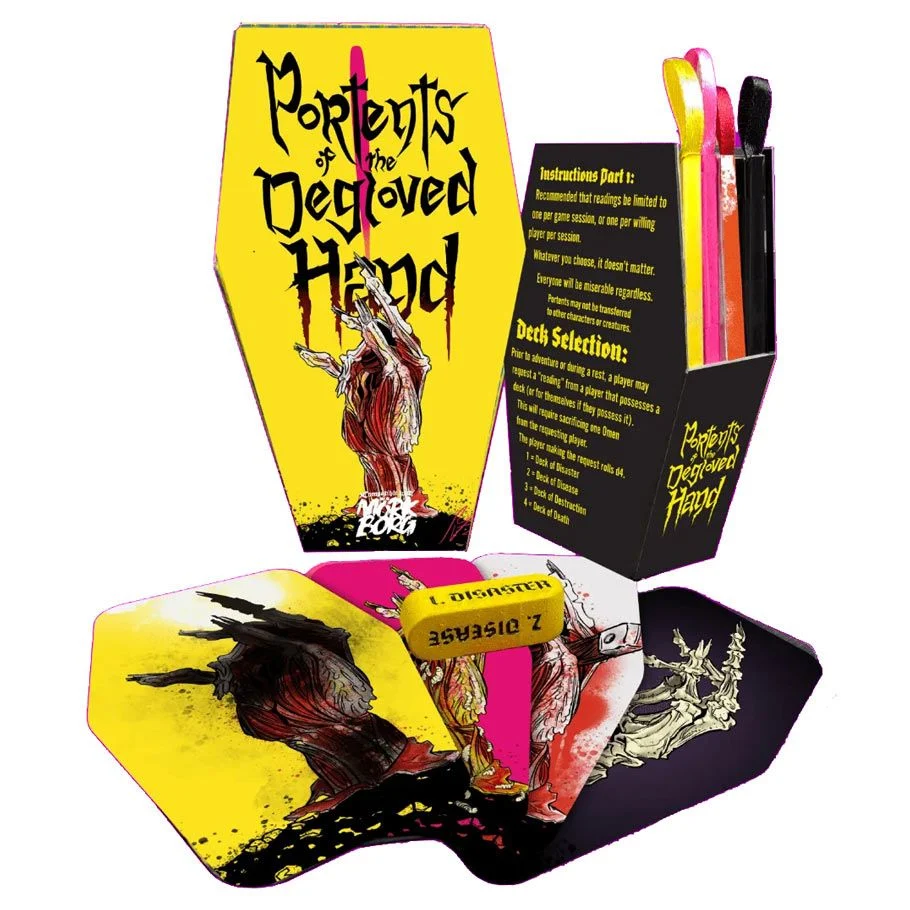 Portents of the Degloved Hand (Mork Borg Supplement) - Exalted Funeral Press