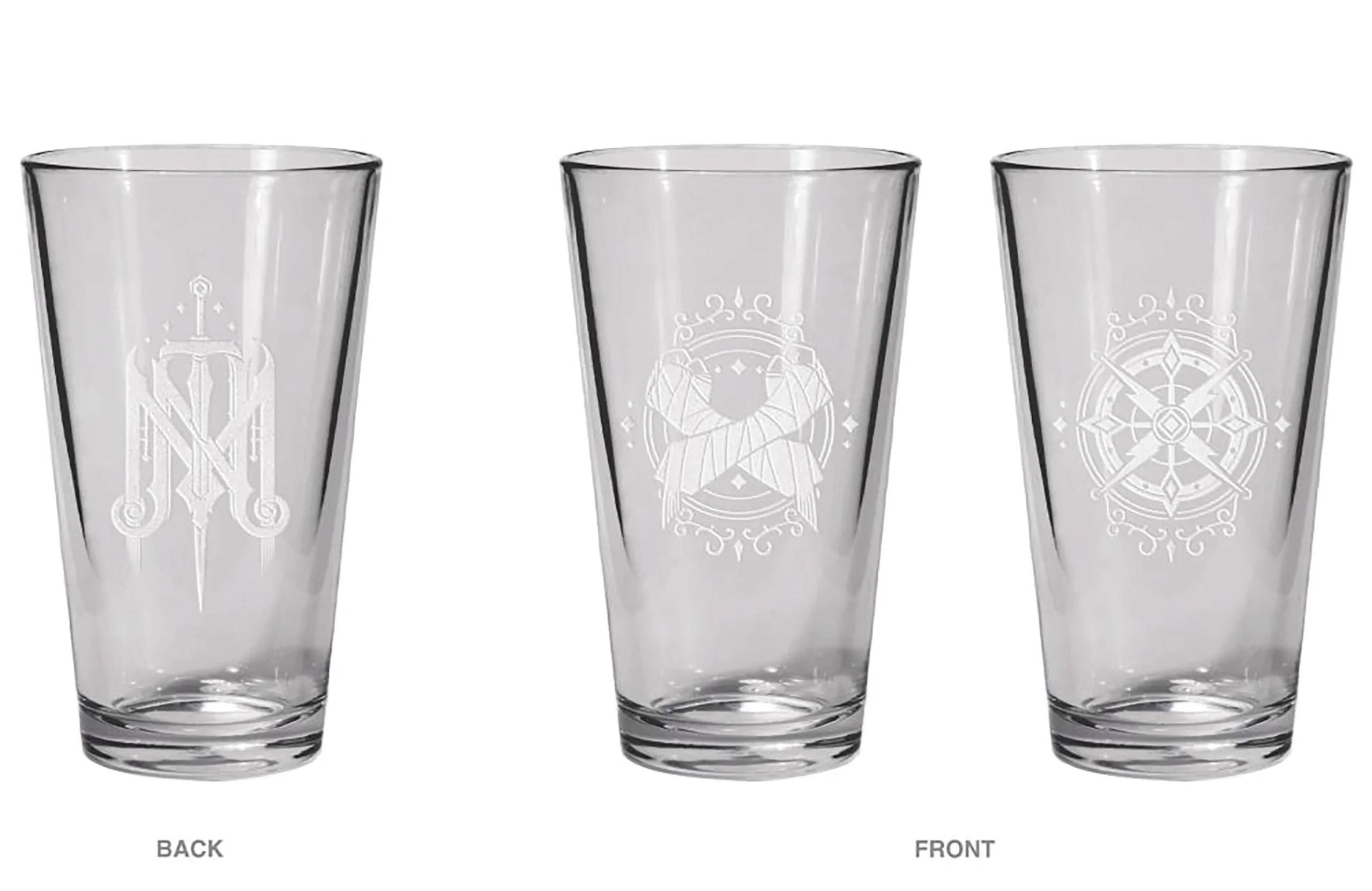 CRITICAL ROLE MIGHTY NEIN PINT GLASS SET BEAU & YASHA - Dark Horse Comics