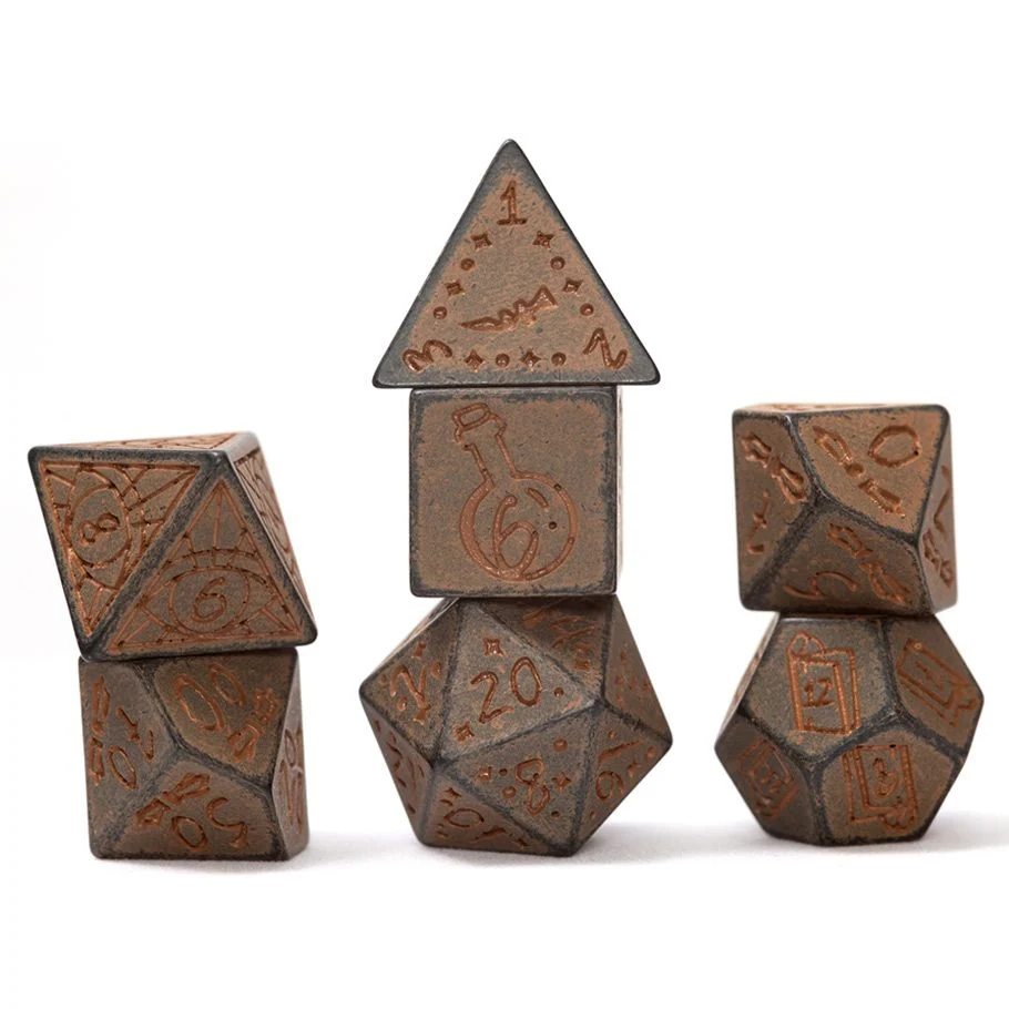 Sirius Dice: Illusory Stone - Granite (7-Poly Set)