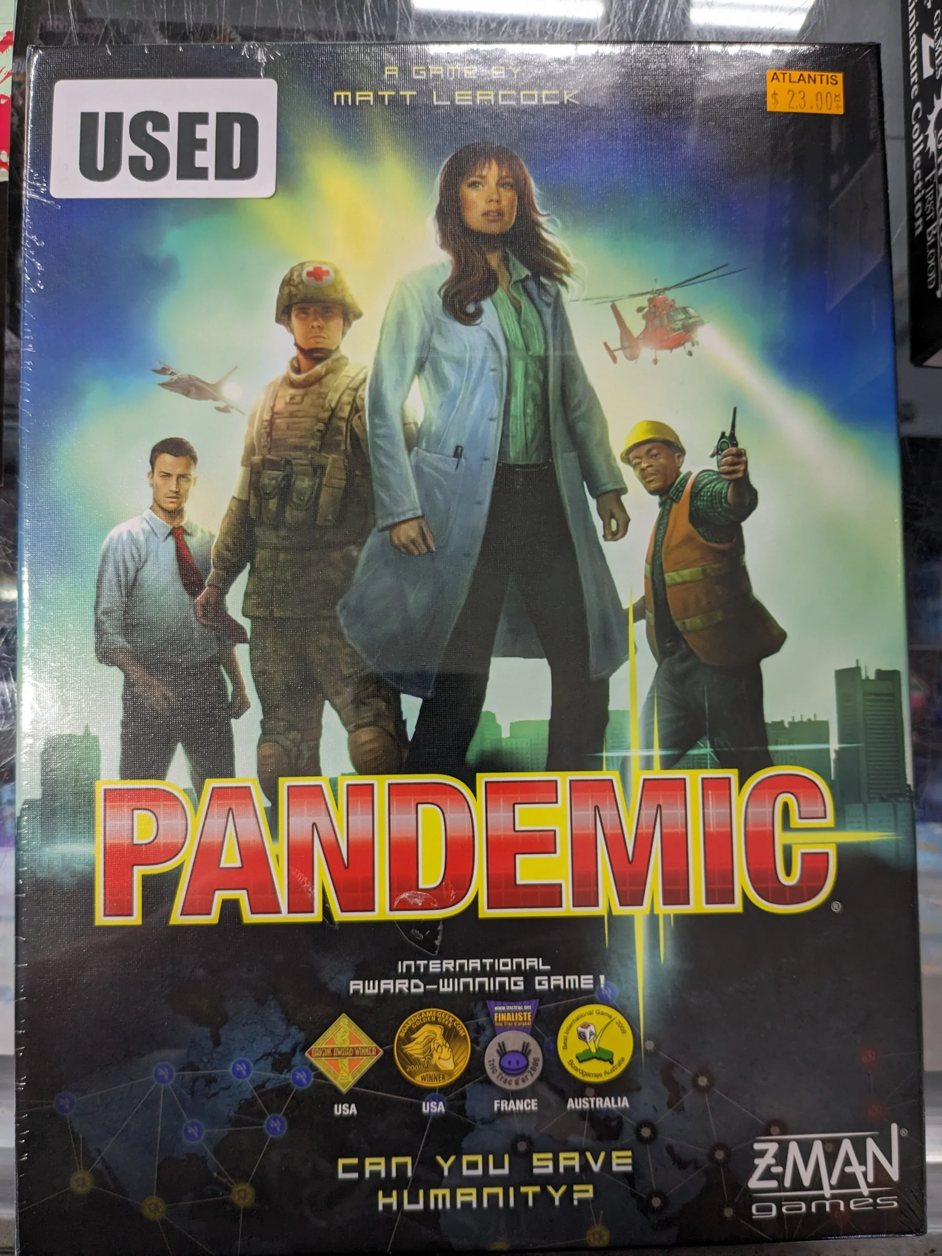 Pandemic: Base Game (USED) - Z-Man Games