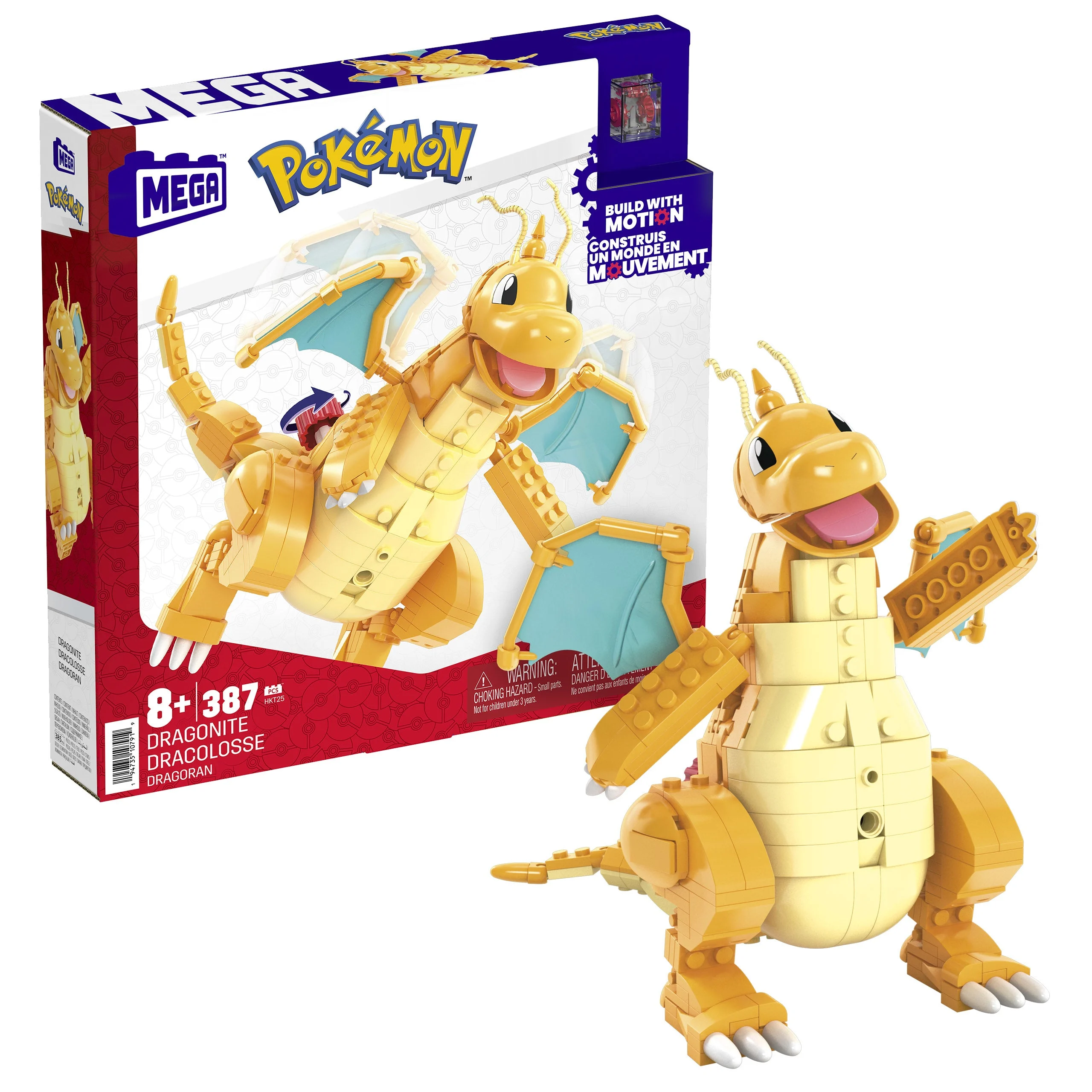 MEGA POKEMON ATOM BLOCK DRAGONITE - Mattel