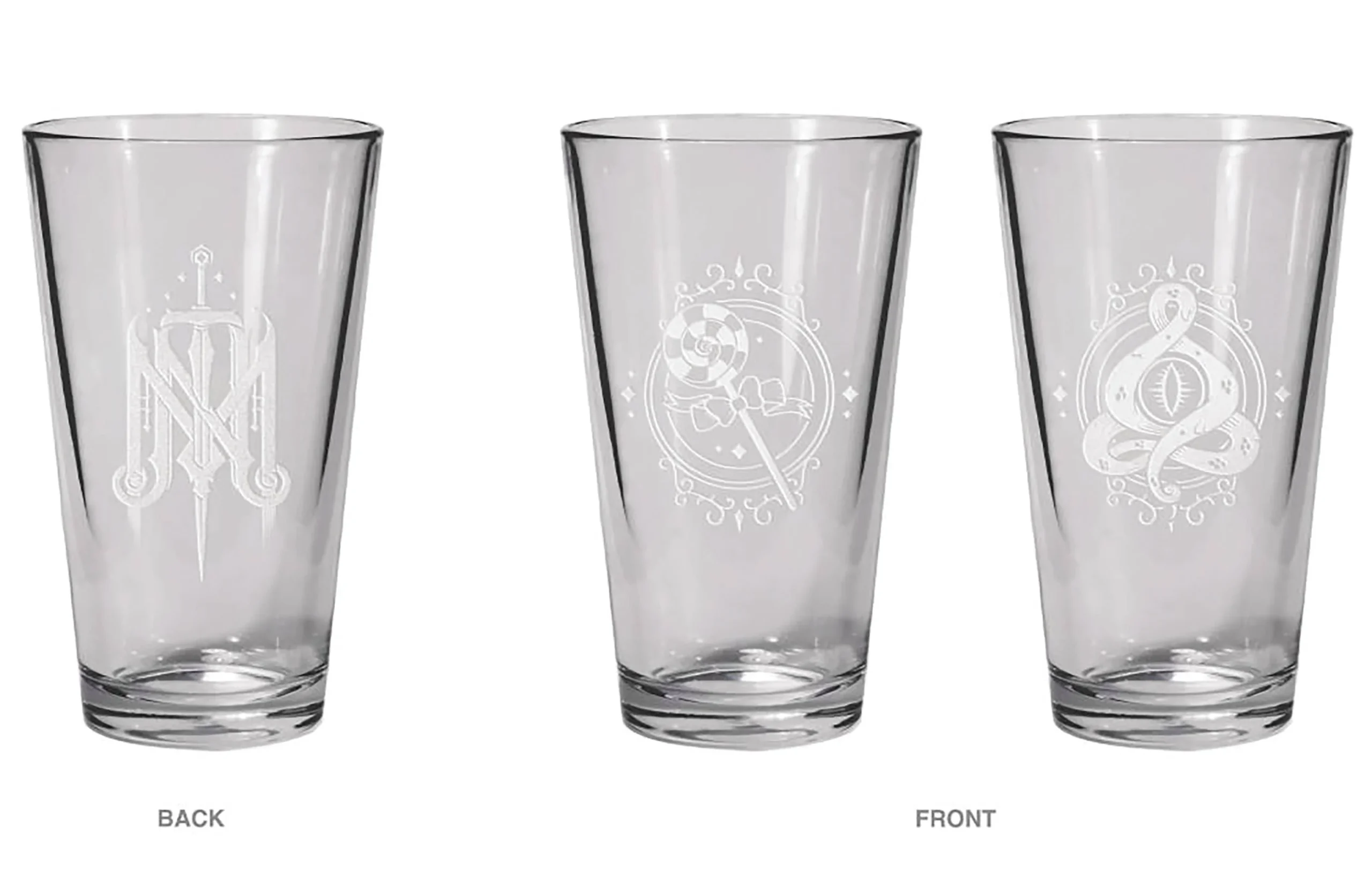 CRITICAL ROLE MIGHTY NEIN PINT GLASS SET JESTER & FJORD - Dark Horse Comics