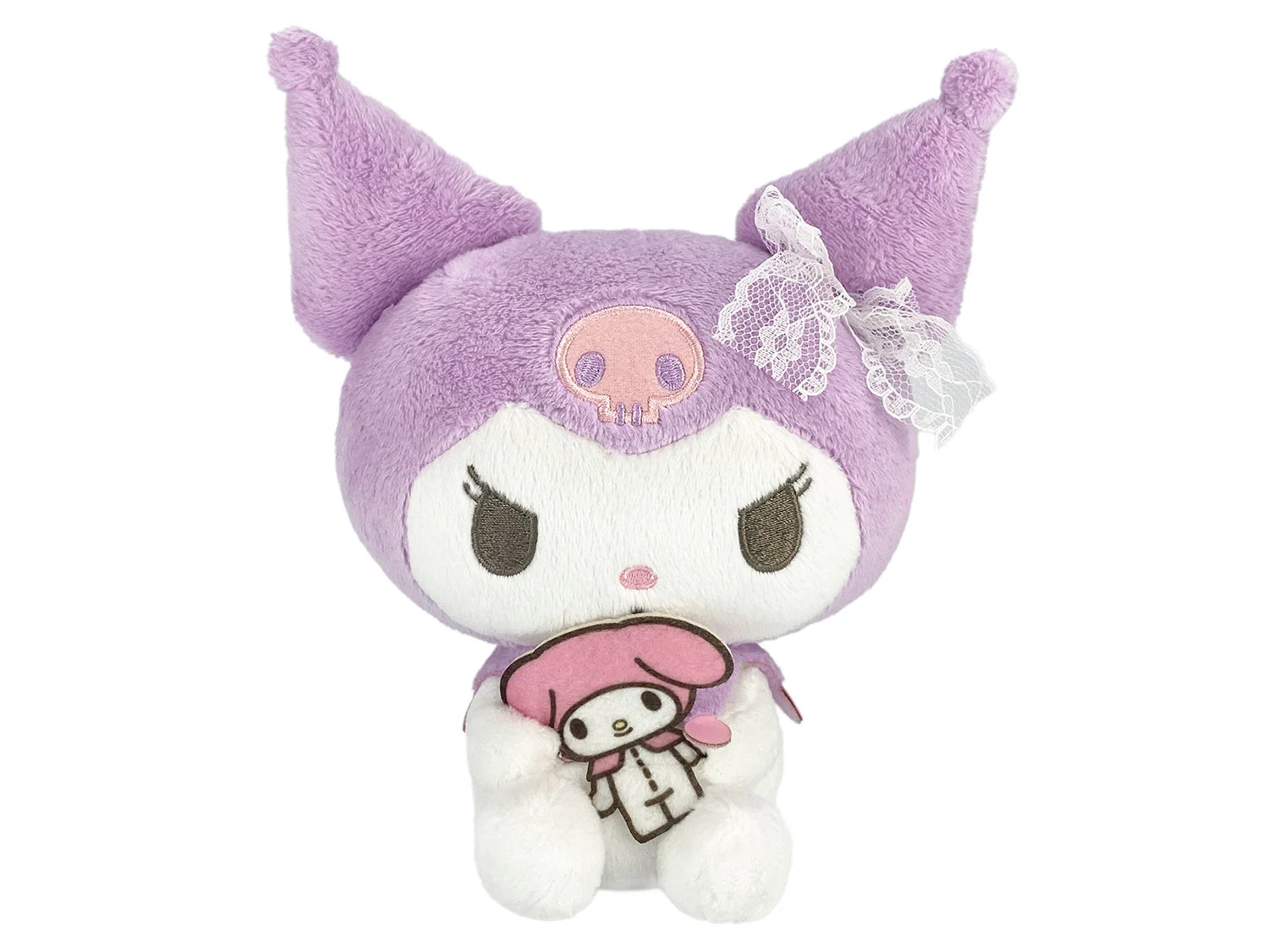 Cuddle with Friends Stuffed Toy Kuromi (Purple) C - FURYU Corporation