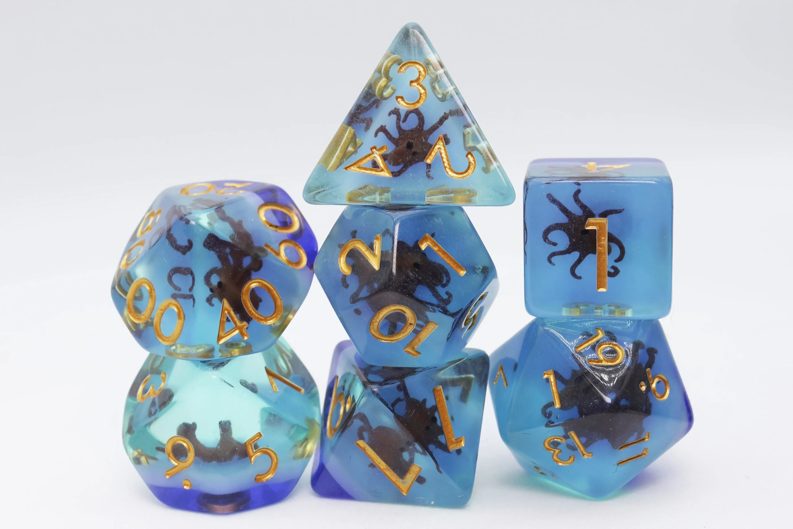 Coffee Octopus RPG Dice Set - Foam Brain Games