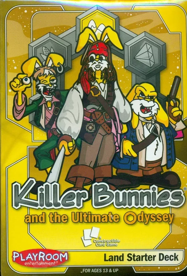 Killer Bunnies and the Ultimate Odyssey: Energy & Land Starter Deck Bundle - Playroom Entertainment