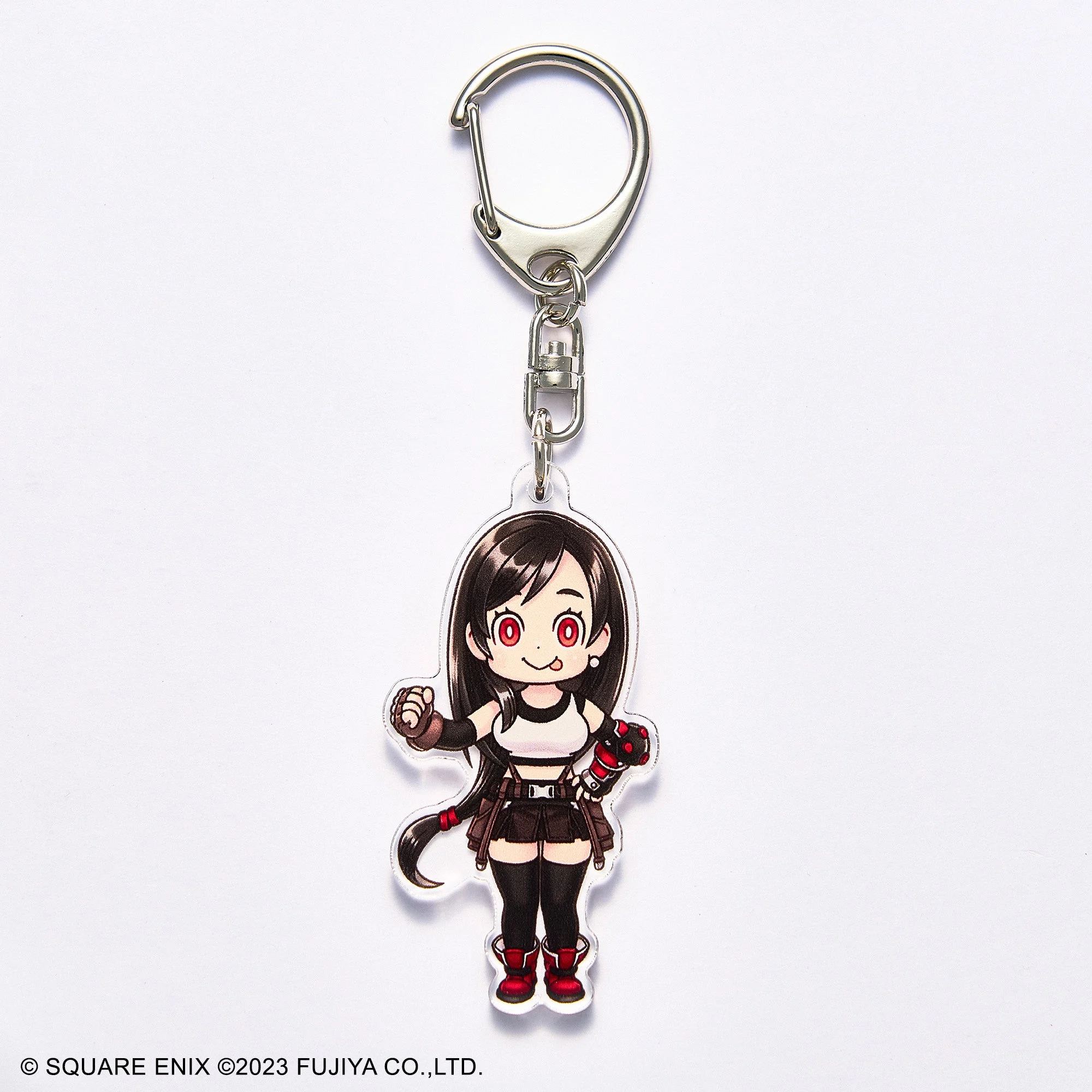 FINAL FANTASY VII EVER CRISIS x Peko & Poko Acrylic Keychain Tifa - SQUARE ENIX