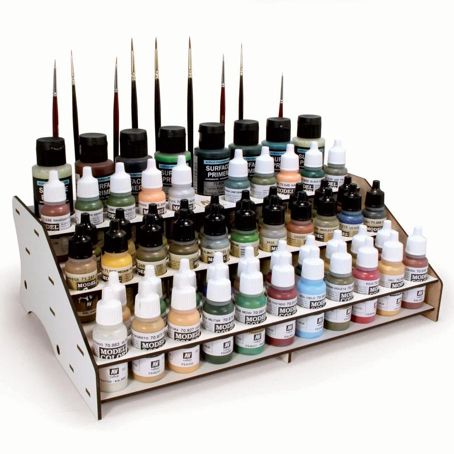 Paint Stand: Front Module (Paints and Brushes NOT included) - Acrylics Vallejo