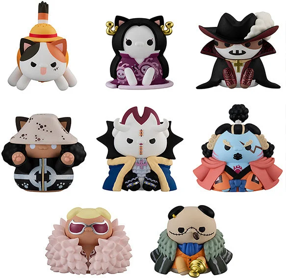 MEGA CAT PROJECT One Piece Nyan Piece Nyan! Luffy and the Seven Warlords of the Sea (Blind Box) - MEGAHOUSE CORPORATION