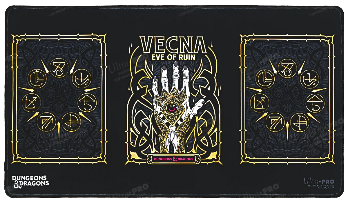 Ultra-PRO: Playmat Black Stitched - D&D: Vecna Eve of Ruin (38462)