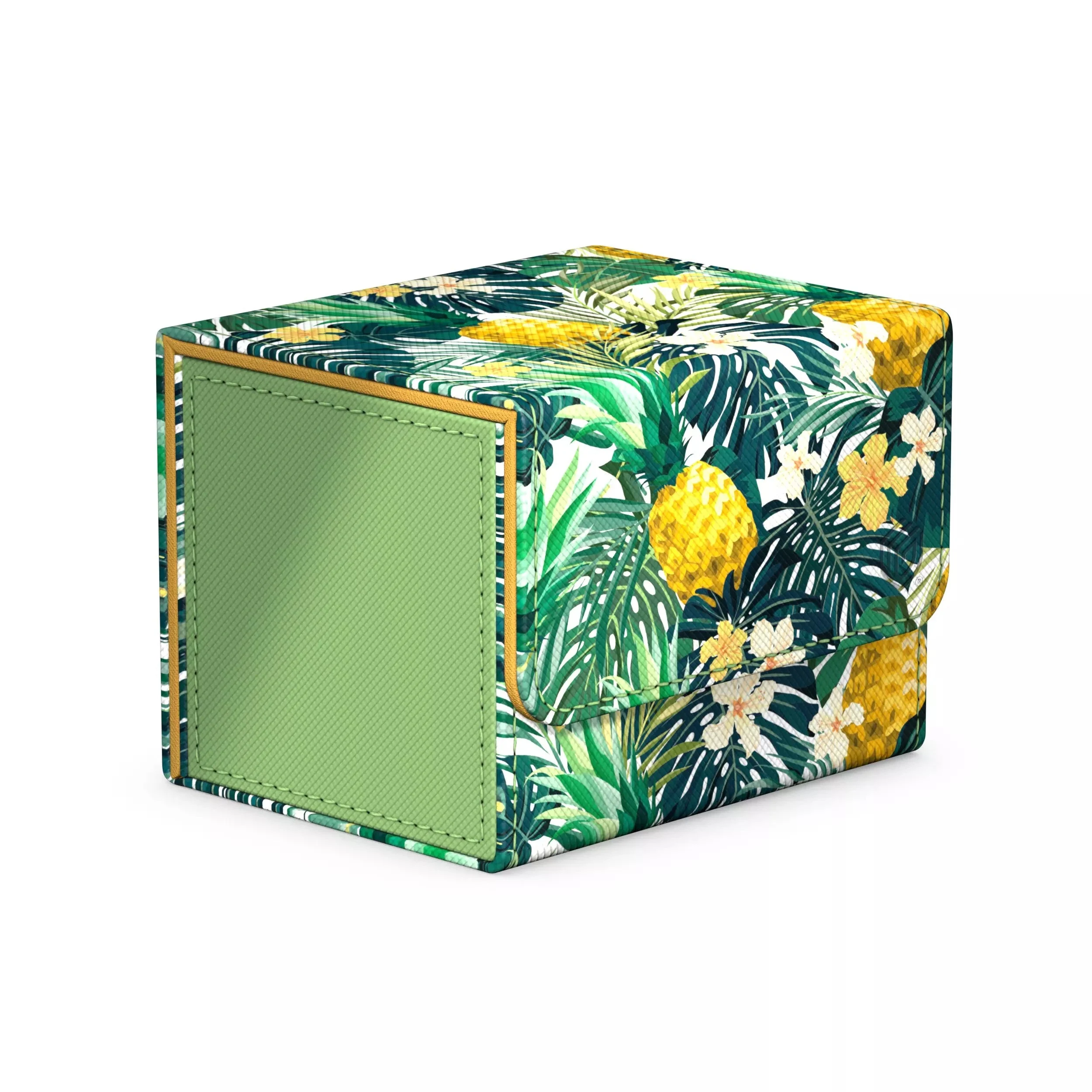Ultimate Guard: Deck Case - Sidewinder 100+ XenoSkin - Floral Places - Bahia Green